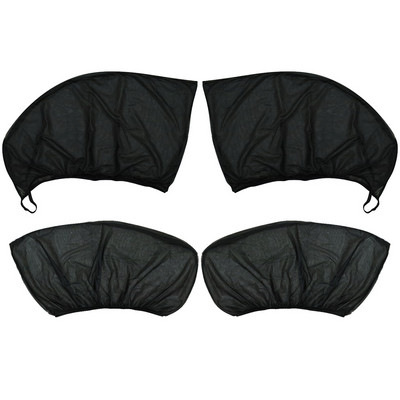 4 buc Umbrie de soare cu două straturi pentru geamul lateral al mașinii Plasă anti țânțari Parasolar UV Vizor Scut Accesorii auto universale