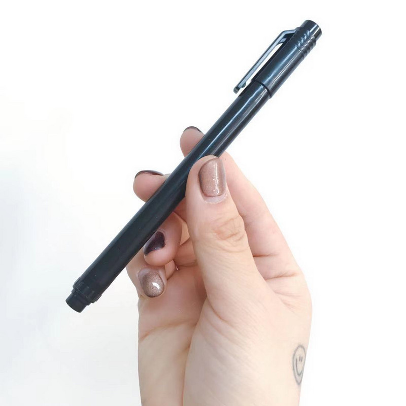 1 buc. Pix colorat pentru decorarea unghiilor, 13 cm, negru, graffiti, bricolaj, pentru auto-creatorul de desene, manichiură convenabilă pentru unghii, instrumente cu puncte TB2