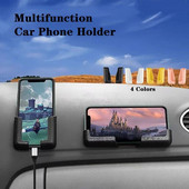 Suport telefon auto multifuncțional Suport telefon de perete Suport telecomandă Suport telefon mobil Pastă fără perforare Suport universal pentru mașină