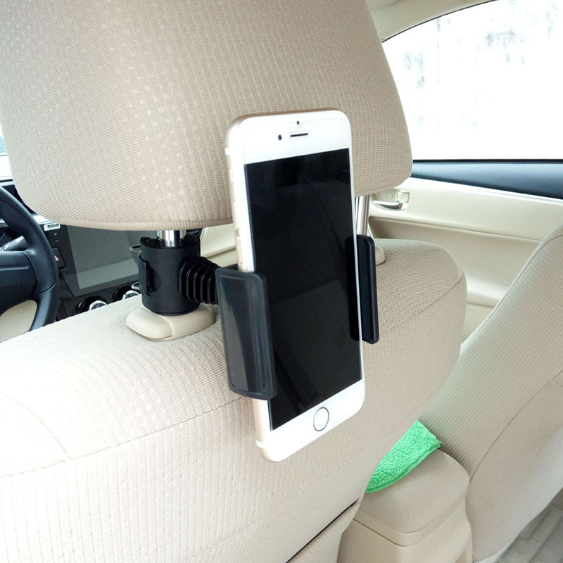 Car Lazy Bracket Autós hátsó ülés fejtámla Mobiltelefon konzol tartó Telefontartó autós autóba szerelhető autós kiegészítők