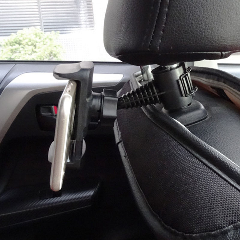 Car Lazy Bracket Autós hátsó ülés fejtámla Mobiltelefon konzol tartó Telefontartó autós autóba szerelhető autós kiegészítők