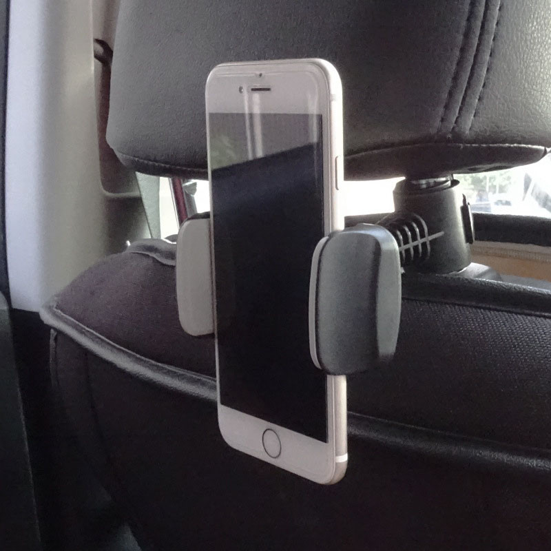 Car Lazy Bracket Autós hátsó ülés fejtámla Mobiltelefon konzol tartó Telefontartó autós autóba szerelhető autós kiegészítők