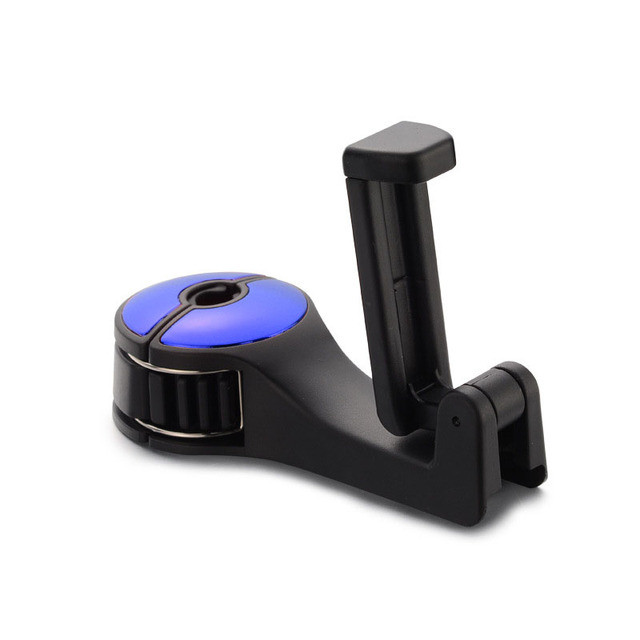 1vnt automobilio galvos atramos kablys ir telefono laikiklis, sėdynės nugaros pakaba, skirta galinės sėdynės lopšio spaustukams, skirtiems kroviniams vežti