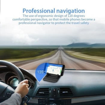 Αντιολισθητική βάση στήριξης αυτοκινήτου από σιλικόνη mat Pad ταμπλό Βάση βάσης για τηλέφωνο Βάση στήριξης GPS για iPhone Samsung Xiaomi Huawei Universal