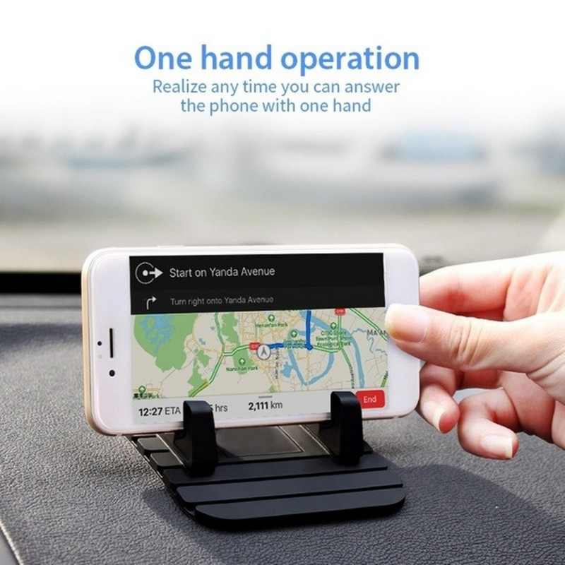 Suport auto din silicon anti-alunecare Mat Pad Suport pentru bord Suport pentru telefon Suport GPS pentru iPhone Samsung Xiaomi Huawei Universal