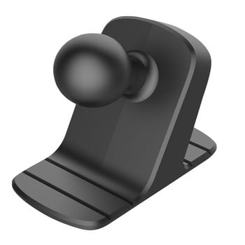 Универсален 17 мм държач за сферична глава Основа за монтиране на таблото Противоплъзгаща се Фиксирана стойка за вентилационен отвор за кола Скоба за държач за телефон Автомобилни аксесоари