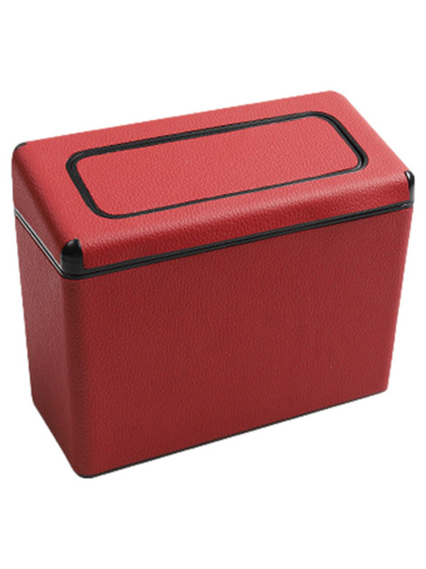 Mini coș de gunoi suspendat pentru mașină Organizator de gunoi pentru vehicule Cutie de depozitare cutie de praf Tip de presare Coș de gunoi ABS Accesorii interioare auto