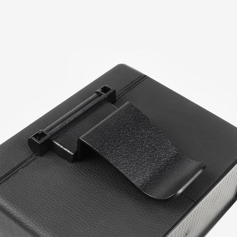 Mini coș de gunoi suspendat pentru mașină Organizator de gunoi pentru vehicule Cutie de depozitare cutie de praf Tip de presare Coș de gunoi ABS Accesorii interioare auto