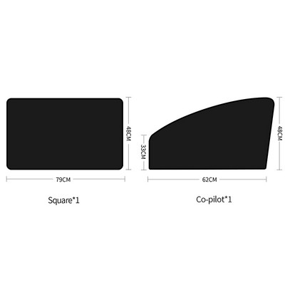 Magnetna sjenila za automobile UV zaštitne navlake za suncobran bočne zavjese za prozore Mrežasti vizir za sunce Potpuno zatamnjena Ljetna folija za potpuno zamračenje