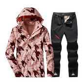 Costum de schi pentru femei, iarnă, în aer liber, jachetă și pantaloni, impermeabili, pentru zăpadă, impermeabili, pantaloni termici pentru zăpadă, schi, seturi pentru snowboarding.