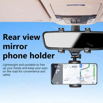 Υποδοχή τηλεφώνου αυτοκινήτου Olaf Υποστήριξη κινητού τηλεφώνου αυτοκινήτου 360 Περιστρεφόμενη βάση κινητού τηλεφώνου στο αυτοκίνητο GPS Για Huawei Xiaomi βάση αυτοκινήτου για iPhone