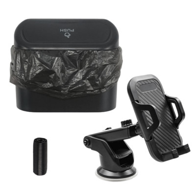 Coș de gunoi pentru mașină ABS pătrat Coș de gunoi agățat pentru gunoi Cutie de depozitare Cutie de depozitare Accesorii interioare auto pentru mașină