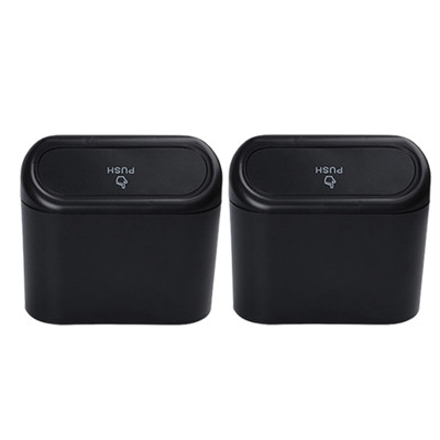 Coș de gunoi pentru mașină ABS pătrat Coș de gunoi agățat pentru gunoi Cutie de depozitare Cutie de depozitare Accesorii interioare auto pentru mașină