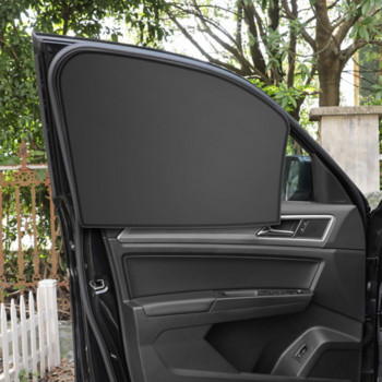 Сенник на страничния прозорец на автомобила Магнитна стойка Летен UV протектор Автоматична предна задна черна завеса на прозореца Автомобилни аксесоари Интериор