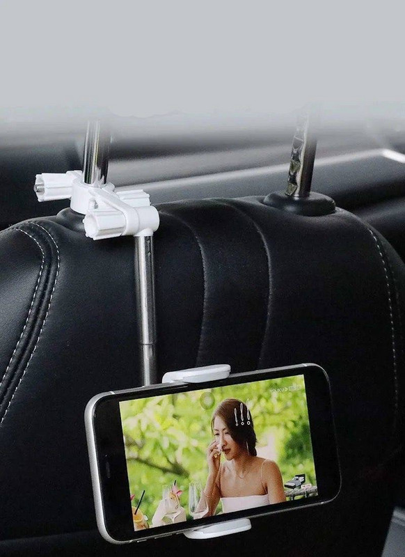 Suport telefon auto Oglinda retrovizoare Suport telefon mobil universal 4,5-7,0 inci Suport telescopic reglabil rotativ de 360 de grade