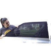 Paravane de fereastră 4 buc pentru protecție împotriva insectelor UV și plasă de țânțari pentru mașină pentru huse din plasă respirabile pentru confidențialitate