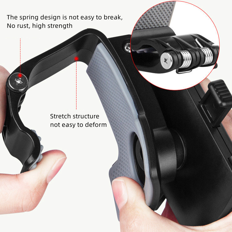 Clip pentru bordul mașinii Suport pentru telefon mobil oglindă retrovizoare pentru mașină parasolar Suport pentru telefon de navigație cu închidere Suport telefon pentru mașină