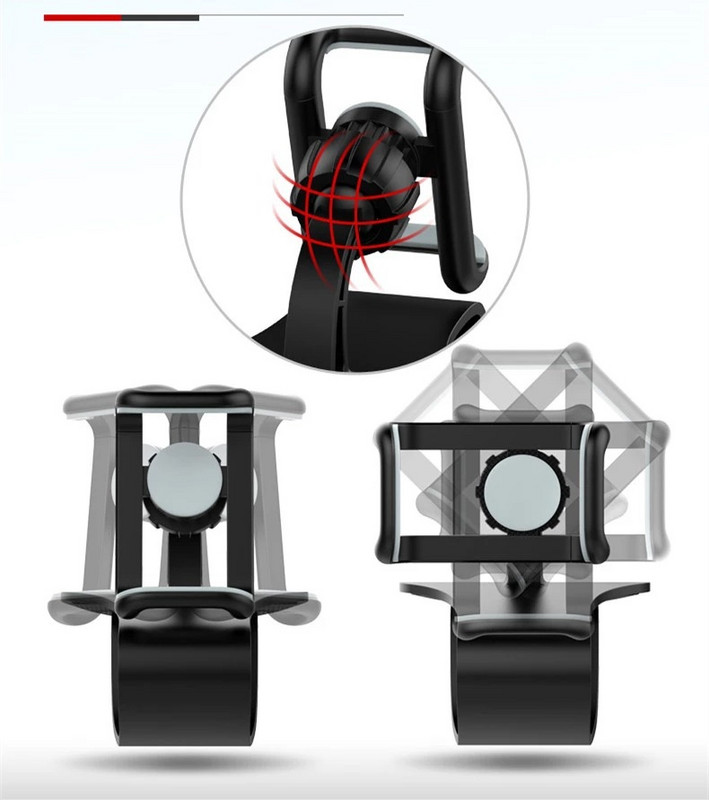 Autós mobiltelefon tartó Easy Clip rögzíthető állvány panel Többfunkciós univerzális műszerfali GPS navigációs konzol tartó