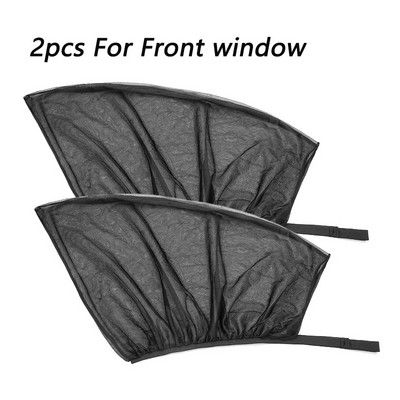 2/4 stücke Auto Fenster Bildschirm Tür Abdeckungen Vorne/Hinten Seite Fenster UV Sonnenschein Abdeckung Shade Mesh Auto