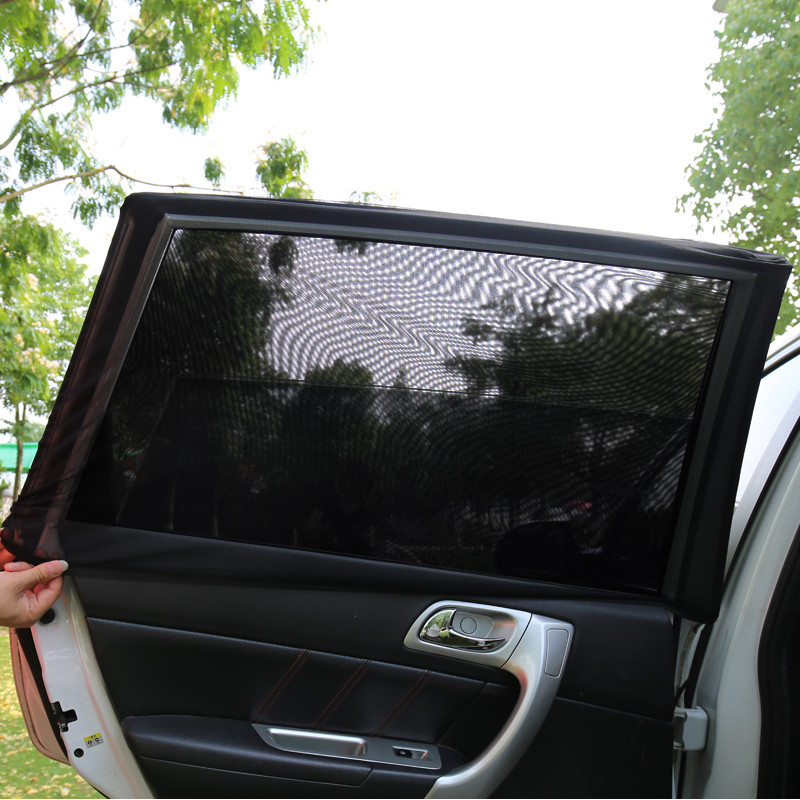 2 stücke Auto Fenster Bildschirm Tür abdeckungen vorne Rückseite
