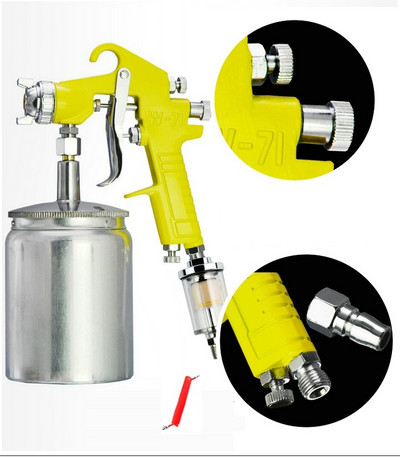 1.5--1.7 Pistol de pulverizare pentru vopsea cu ulei auto, camion pentru mașină, pistol de ejectare cu jet de acoperire din lemn pentru casă