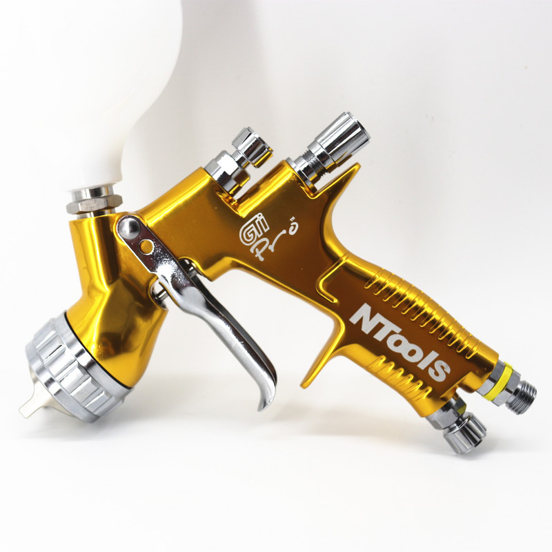 Kvaliteetne pihustuspüstol Ntools GTI Pro värvimispüstol TE20/T110 1,3/1,8 mm otsikuga värvipüstol veepõhine õhupihustuspüstol Airbrush