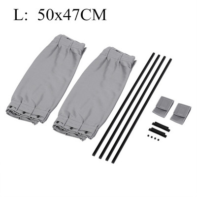 2021 Mașină față și spate fereastră laterală umbră parasolar husă plasă izolație scut din țesătură anti-țânțari Protector UV umbrelă perdea