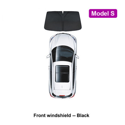 Umbrire de soare auto pentru Tesla Model 3 YXS 2021 2022 Protector de husă de parbriz pentru geam lateral față, umbrire pentru copii