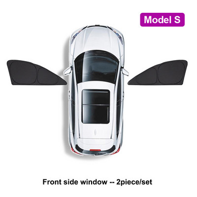 Umbrire de soare auto pentru Tesla Model 3 YXS 2021 2022 Protector de husă de parbriz pentru geam lateral față, umbrire pentru copii