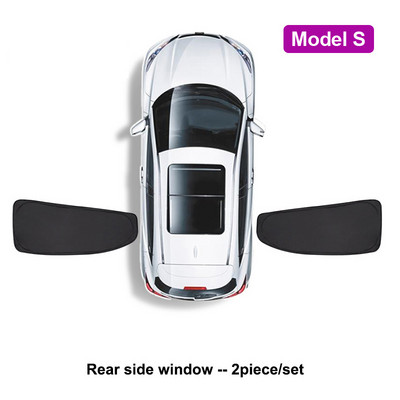 Umbrire de soare auto pentru Tesla Model 3 YXS 2021 2022 Protector de husă de parbriz pentru geam lateral față, umbrire pentru copii