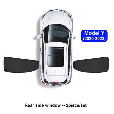 Umbrire de soare auto pentru Tesla Model 3 YXS 2021 2022 Protector de husă de parbriz pentru geam lateral față, umbrire pentru copii