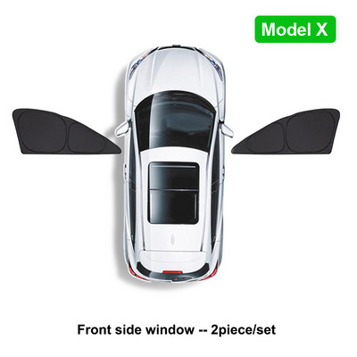Umbrire de soare auto pentru Tesla Model 3 YXS 2021 2022 Protector de husă de parbriz pentru geam lateral față, umbrire pentru copii