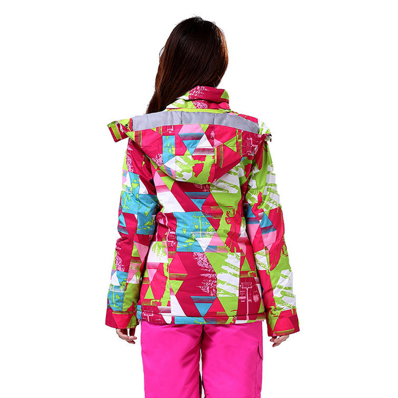 WILD SNOW Γυναικεία στολή σκι αντιανεμική, αδιάβροχη εξωτερική αθλητική ένδυση Γυναικεία κάμπινγκ ιππασίας Σκι Ζεστό μπουφάν Snowboard Ski, W518