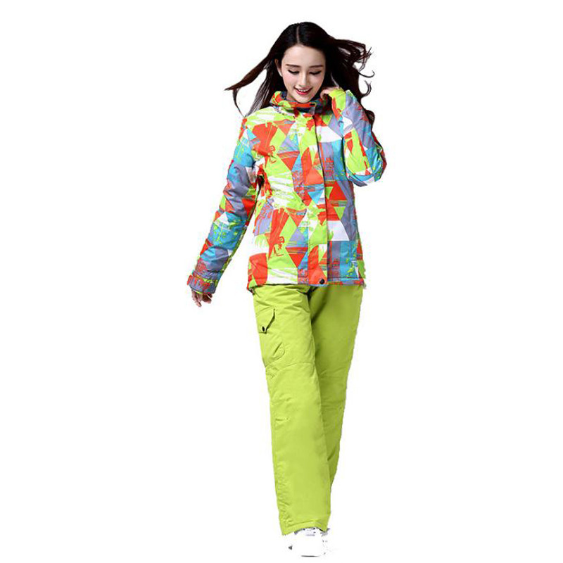 WILD SNOW Γυναικεία στολή σκι αντιανεμική, αδιάβροχη εξωτερική αθλητική ένδυση Γυναικεία κάμπινγκ ιππασίας Σκι Ζεστό μπουφάν Snowboard Ski, W518