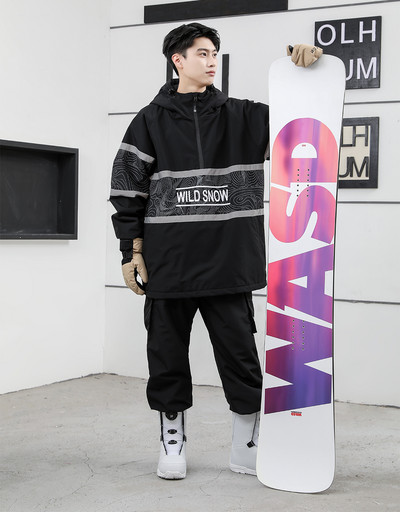 Jachete și pantaloni de schi pentru femei Goexplore pentru snowboarding, haină pentru zăpadă, cu glugă caldă, impermeabilă, rezistentă la vânt, izolată