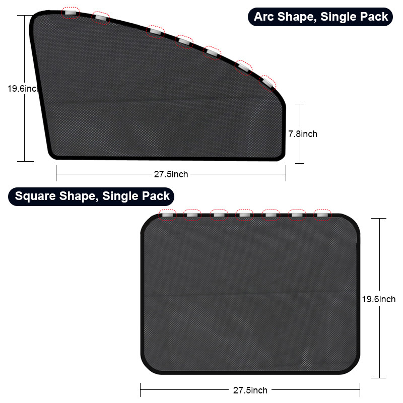 Umbrelă de soare magnetică pentru mașină cu protecție UV perdea auto pentru Volkswagen POLO Golf Passat B5 B6 B7 Bora MK5 MK6 Tiguan