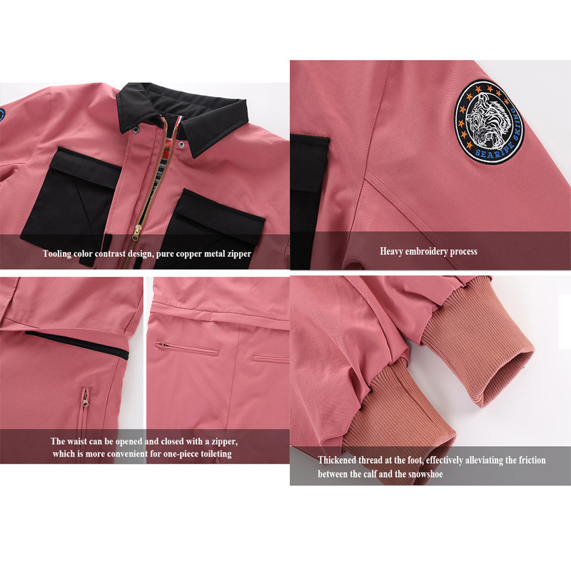 Téli síkombi női snowboard hóruha férfi női síruha szélálló vízálló hóruha síoverál -35 fok