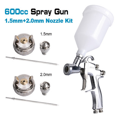 RONGPENG Professional R500 LVLP purškimo pistoletas vandens pagrindu aliejiniai dažai 1.3/1.4/1.5/1.7/2.0 purkštukų gravitacinis aerografinis teptukas galutiniam dažymui