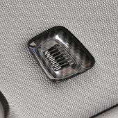 Decor pentru cadru microfon din fibră de carbon ABS cromat pentru acoperișul mașinii pentru bmw x3 x4 g01 g02 2018 2019 2020 X5 X7 X6 g06 g07 G05