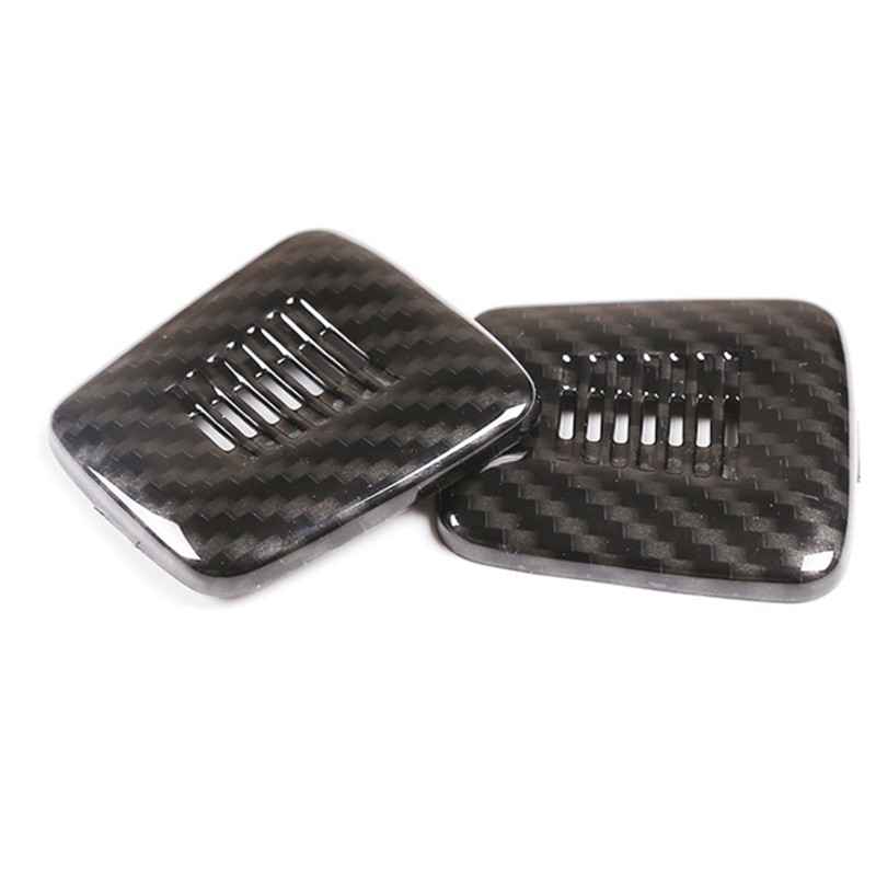 Decor pentru cadru microfon din fibră de carbon ABS cromat pentru acoperișul mașinii pentru bmw x3 x4 g01 g02 2018 2019 2020 X5 X7 X6 g06 g07 G05