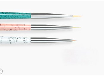 3 бр. Инструменти за изкуство за нокти Избор на лакове за кристали Маникюр Рисуване Рисуване Химикалки Маркери за нокти