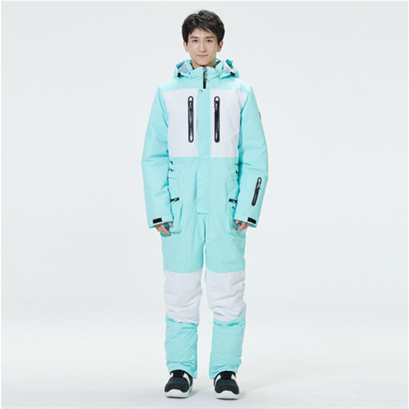 Noi costume de schi dintr-o singură bucată pentru bărbați și femei, pentru camping în aer liber, jachetă și pantaloni, cu o singură bordă, cu două plăci, haine calde
