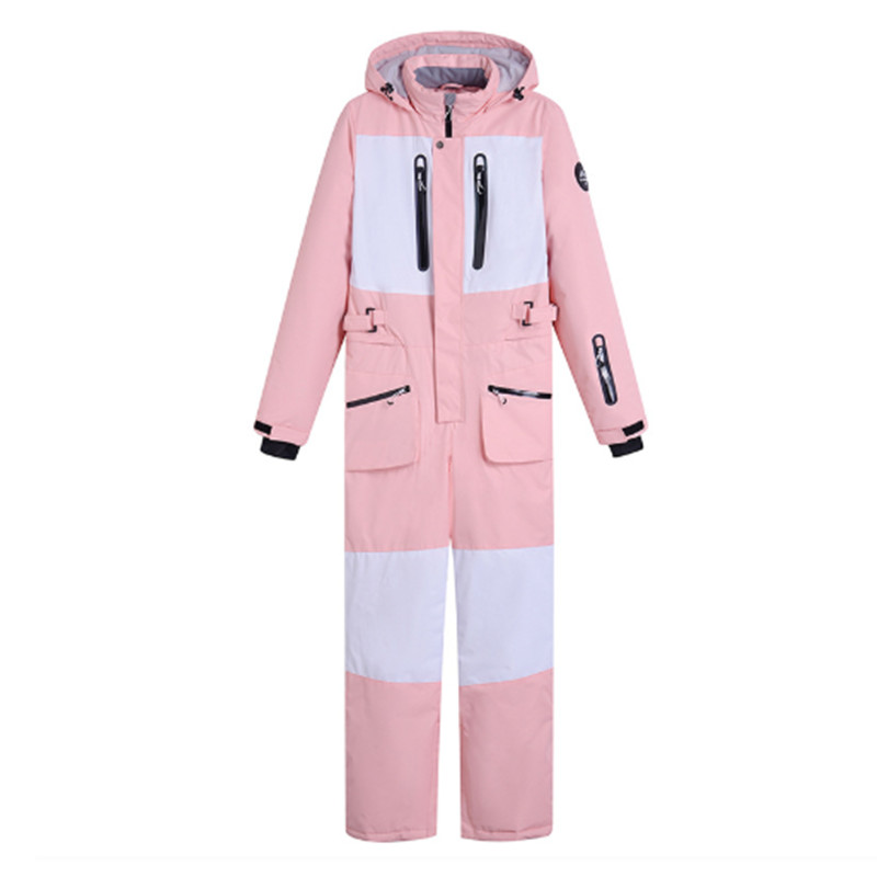 Noi costume de schi dintr-o singură bucată pentru bărbați și femei, pentru camping în aer liber, jachetă și pantaloni, cu o singură bordă, cu două plăci, haine calde