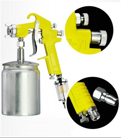 1.5 Pistol de pulverizare pentru vopsea cu ulei auto, pistol de ejectare cu jet de acoperire din lemn pentru camioane