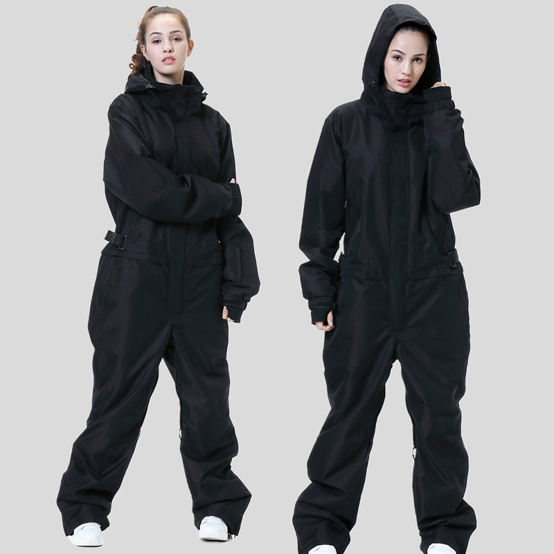 2022 Sport pentru femeie snowboarding salopetă o bucată femeie costum de schi cu glugă impermeabilă în aer liber femei munte trening haine