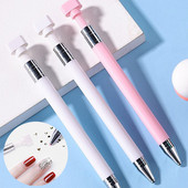 Új Nail Art Dotting Tool Forgó automata fúró toll Forgó pontozó zsírkréta ragadós toll