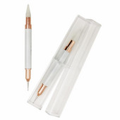 Pix pentru găurit pentru arta unghiilor, tijă de metal, creion, perie cu două capete, cu dublă utilizare, pentru desen pentru arta unghiilor, acul de floare, instrumentul de diamant pentru arătare.