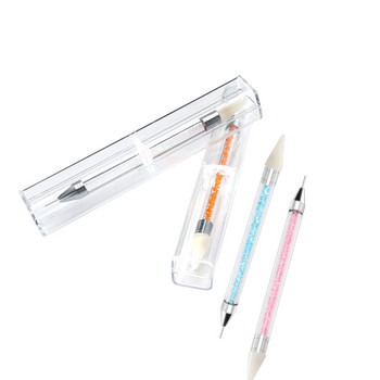 3D инструмент за избор на декорация на нокти Dual End Wax Pen Picker Rhinestone Picker Dotting Pen Picking Up Маникюр Шпилки Инструменти за ноктопластика