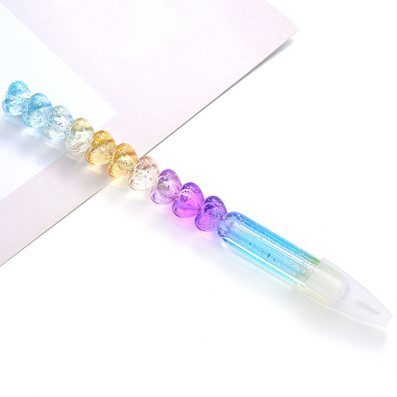 DIY Point Dotter Nail Art pöttyös toll szív alakú pontfestés festmény akril kristály szedő manikűr strassz drágakőszedő