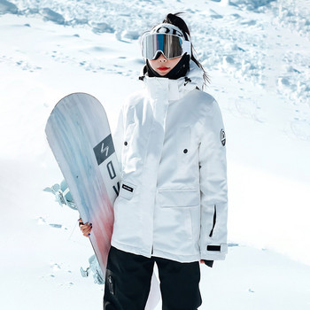 Παντελόνι με κουκούλα σακάκι Γυναικείο κοστούμι χιονιού Αθλητικό γυναικείο σετ σκι Υπαίθρια Snowboarding Γυναικεία αθλητική φόρμα Mountain Thermal Skyler Ρούχα